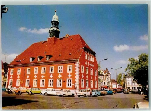 Finsterwalde Rathaus Trabi's Ort handschriftlich