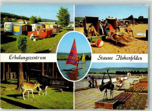 Hohenfelden Erhlungszentrum Stausee Dammwild