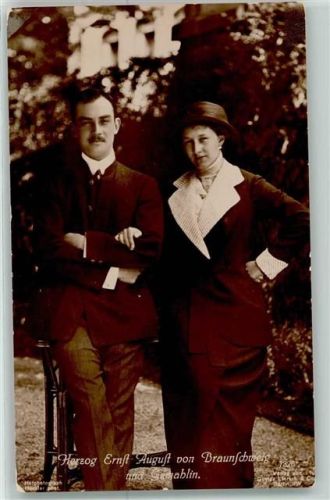 Herzog Ernst August mit Gemahlin