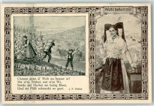 Markgräflerin Wohl bekomms! Weinlese