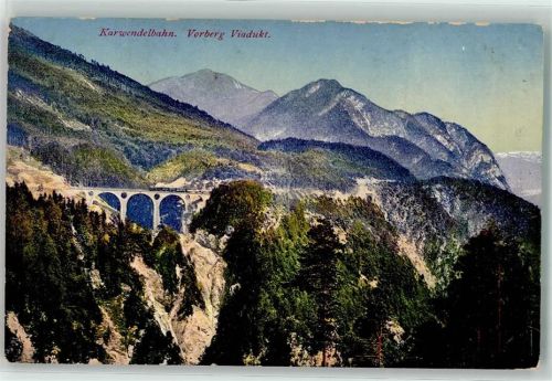 6170 Zirl 1914 - Karwendelbahn Viadukt Eisenbahn