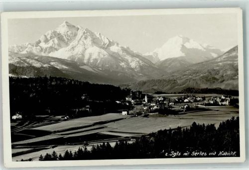 Igls Serles Habicht Kirche Schnee