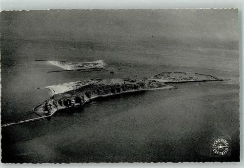 Helgoland Fliegeraufnahme Insel und Düne