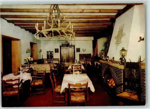 Wünnenberg Hotel-Pension Jagdhaus Jagdzimmer Offener Kamin