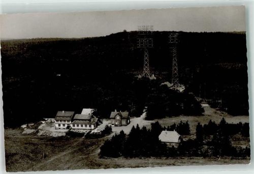 Schotten Vogelsberg Gasthaus Hoherodskopf Sendemasten Fliegeraufnahme