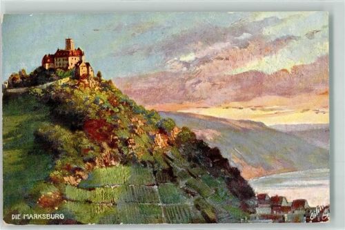 Marksburg Marksburg Oilette Serie Rheinburgen II Nr. 679B