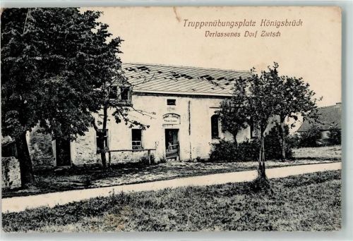 Königsbrück 1916 Dorf Zietsch verlassen