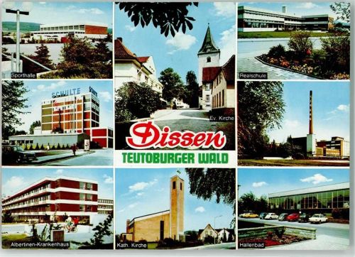 Dissen Realschule Sporthalle Kath. Kirche Hallenbad Albertinen Krankenhaus