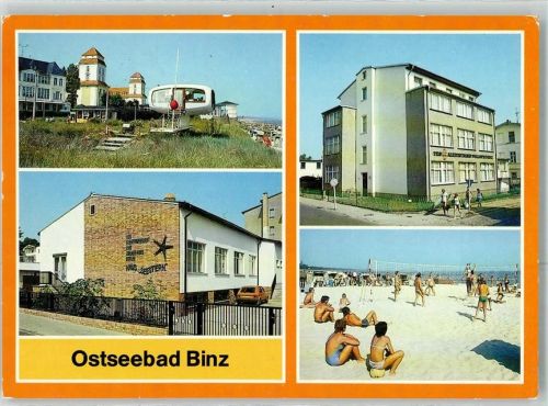 Ostseebad Binz Strand Kurhaus Betriebsferienheim Haus Seestern