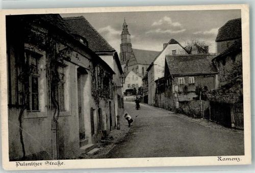Kamenz Pulsnitzer Straße Heimatschutz Postkarten Foto Ak