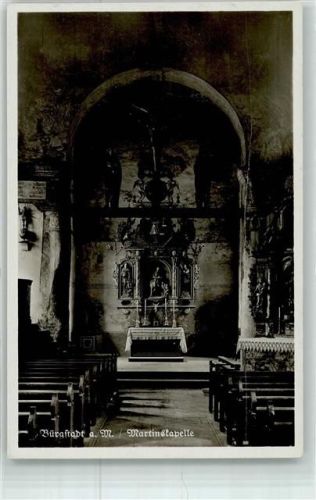 63927 W8768 Bürgstadt - Martinskapelle Altaransicht