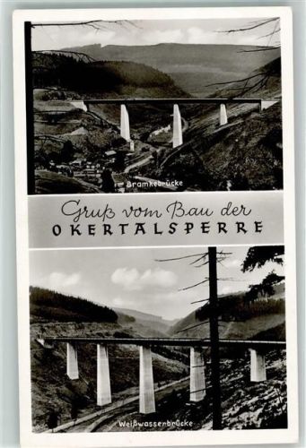 Okertalsperre Bramkebrücke Weißwasserbrücke