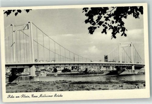 Köln Mülheim 901 Neue Mülheimer Brücke