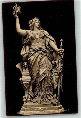 Rüdesheim Germania Nationaldenkmal auf dem Niederwald Ottmar Zieher Nr 864