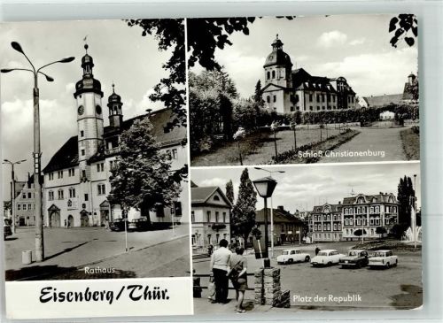 Eisenberg Schloß Christianienburg Rathaus Platz der Republik