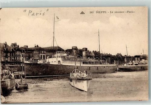 Dieppe le steamer Paris