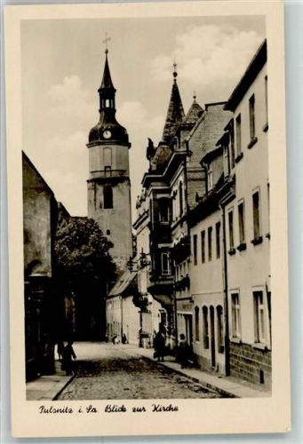 Pulsnitz Blick zur Kirche