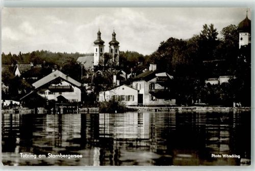 Tutzing Kirche St. Joseph mit Starnberger See