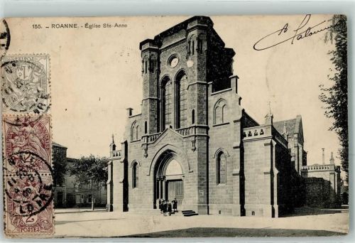 Roanne 1909 Eglise Ste. Anne