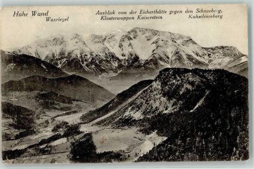 Eicherthütte Hohe Wand Hüttenstempel