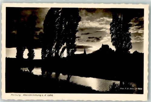 Marbach Abendstimmung Lahntal