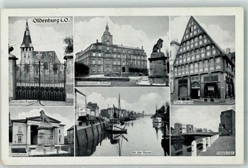 Oldenburg Gertruden Kapelle Landesmuseum Schloß Haus Degode Hebebrücke
