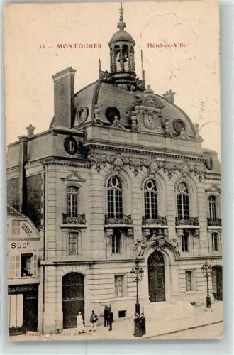 80500 Montdidier 1905 - Rathaus
