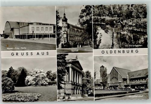 Oldenburg Weser-Ems-Halle Staatstheater Schloß Schloßgarten