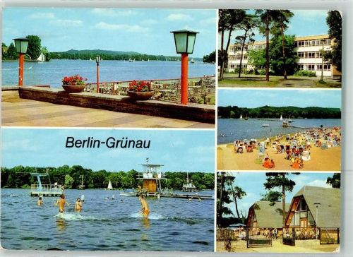 Grünau Neubau d. Bernhard Koenen Oberschule Regattagelände Schwimmbad
