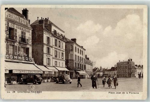 Chateau-Thierry Place Jean de la Fontaine Oldtimer