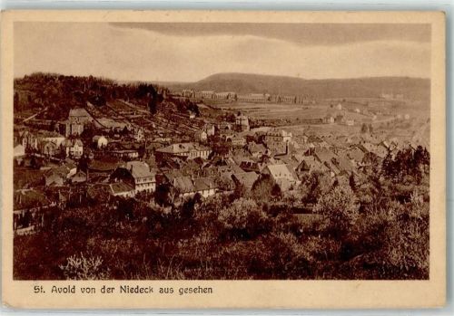 Saint-Avold 1919 Von der Niedeck aus gesehen