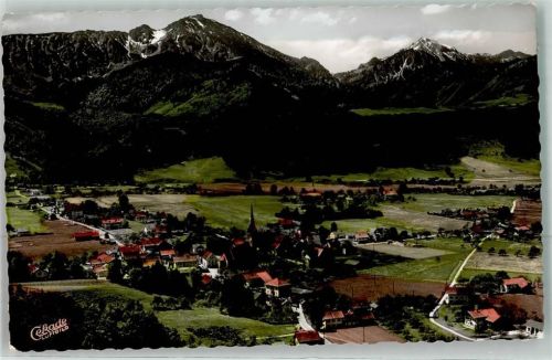 Bergen Fliegeraufnahme Hochfelln und Hochgern Ort lt. Recherche