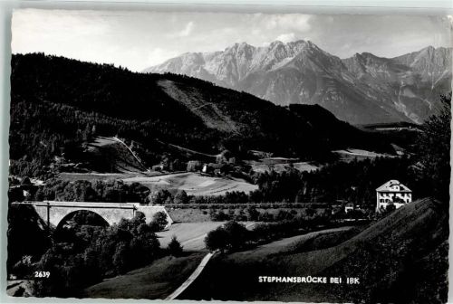 Schönberg 1956 Stephansbrücke über die Ruetz