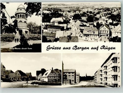 Bergen Ernst-Moritz-Arndt-Turm Karl-Marx-Platz