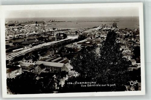 Cherbourg-Octeville Blick zum Hafen