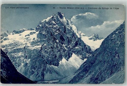 Villar-d'Arene Roche Meane Environs du Refuge de l`Alpe