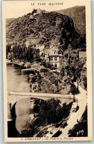 Ambialet le Pont et le Prieure LKW Oldtimer