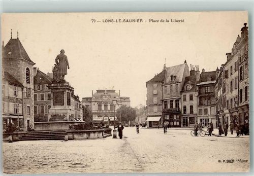 Lons-le-Saunier Platz der Freiheit Fahrrad