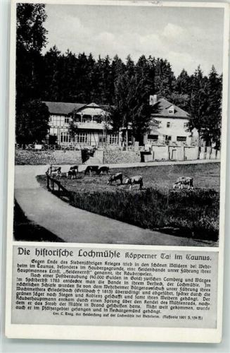 Köppern Gasthaus Lochmühle Köpperner Tal im Taunus