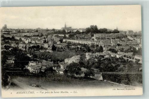 Angouleme Vue prise de Saint Martin