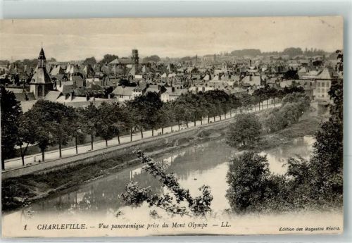 Charleville vue prise du Mont Olympe