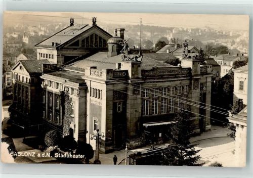Jablonec n. Nisou Stadttheater Straßenbahn