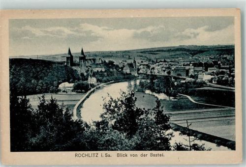 Rochlitz Blick von der Bastei