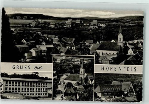 Hohenfels Schulhaus Pfarrkirche Erholungsheim