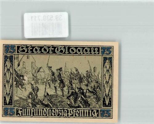 Glogau Notgeld 75 Pfennig