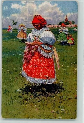 Kromeriz Tracht Serie IV. c 2.7 Ort lt. Verlag