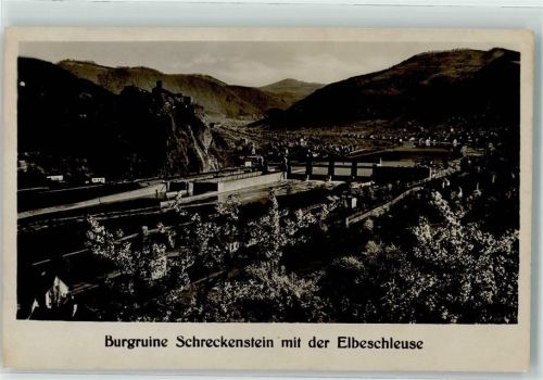 Usti nad Labem Burg Schreckenstein Elbschleuse