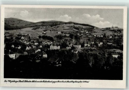 Sebnitz 700 jährige Stadt Blick v.d. Finkenbaude g. Grenzbaude Buchberg