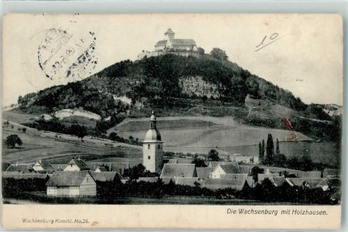 Kirchheim 1909 Wachsenburg Kirche Holzhausen