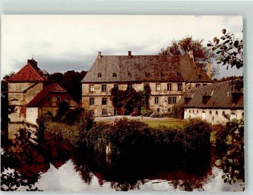 Halle Schloss Tatenhausen Wasserschloss Ort handschriftlich